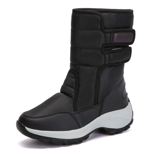 Insulated Fleece Slip-On Snow Boots