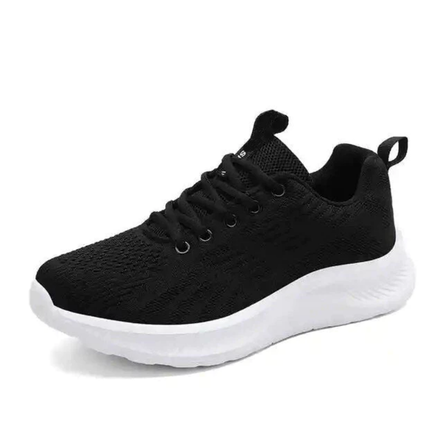 Women's Athletic Sneakers - Breathable Knitted Mesh - Lightweight Cushioned Sole