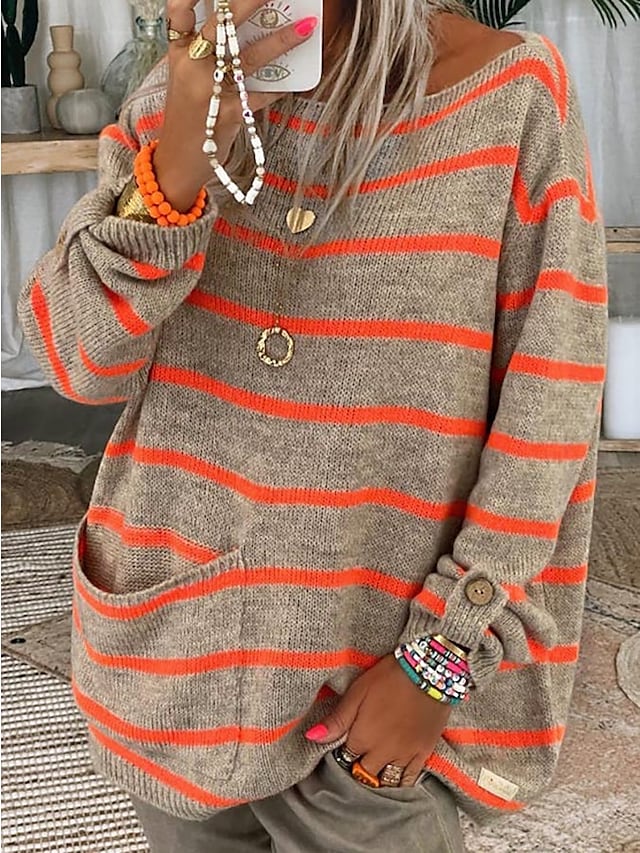 Women's striped light sweater