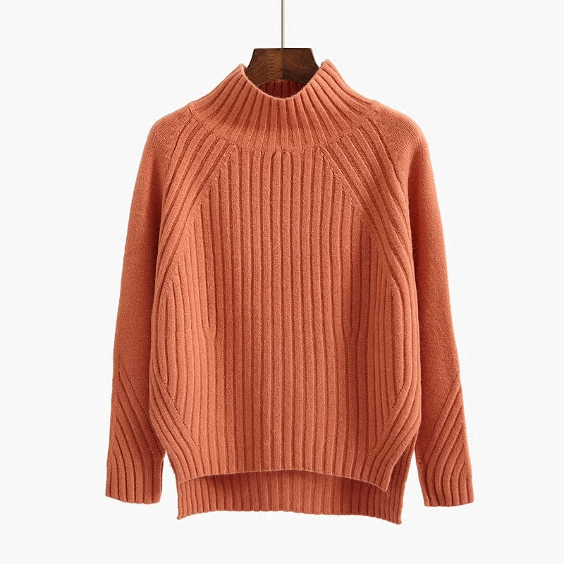 Women's ribbed sweater