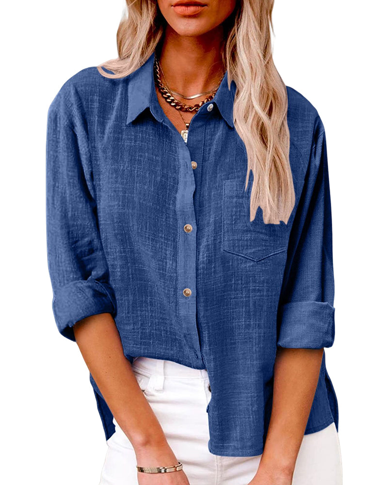 Women's long sleeve with pocket