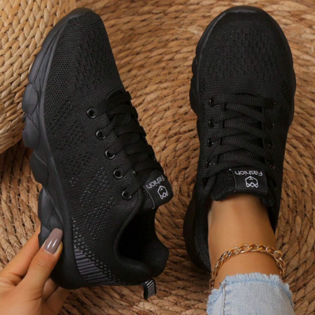 Women's non-slip lace-up sporty sneakers