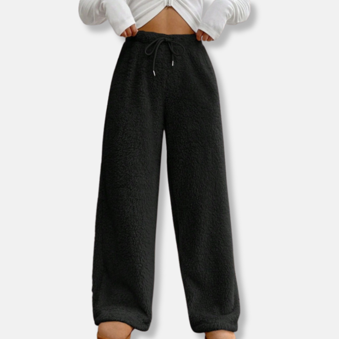 Plush Fleece Relaxed Fit Lounge Pants 