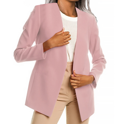 Women's casual open front blazer