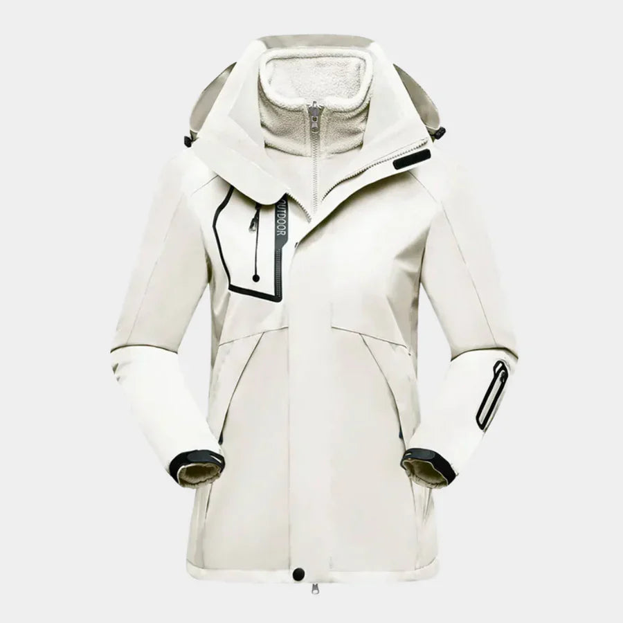 Women's waterproof insulated jacket