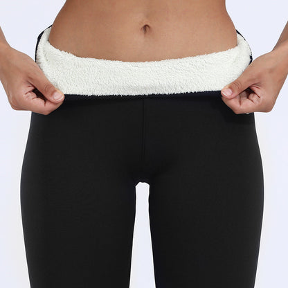 Women’s Leggings - Stretch Knit Blend - Slim Fit - Full Length - High-Rise Waist