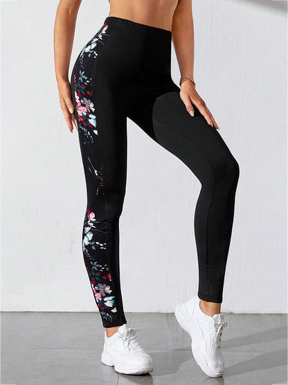 Ida - floral print wide waistband pants