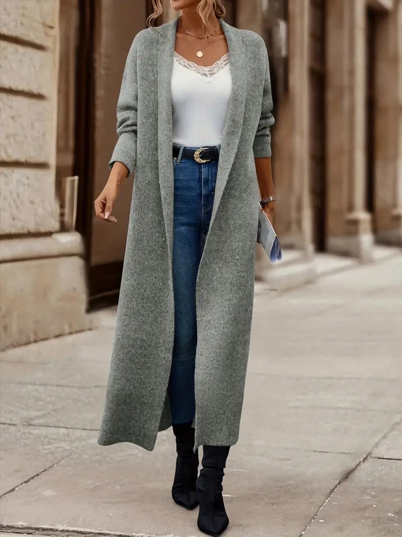 Solid Color Batsleeve Knitwear Sweater Cardigan Jacket