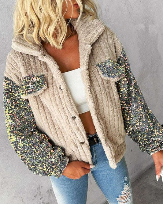 Sequin Embellished Jacket