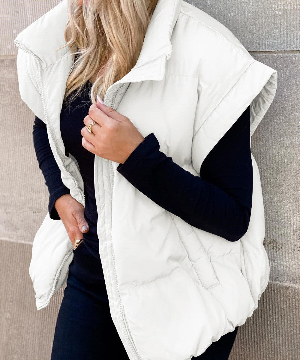 Insulated Relaxed Fit Quilted Vest 