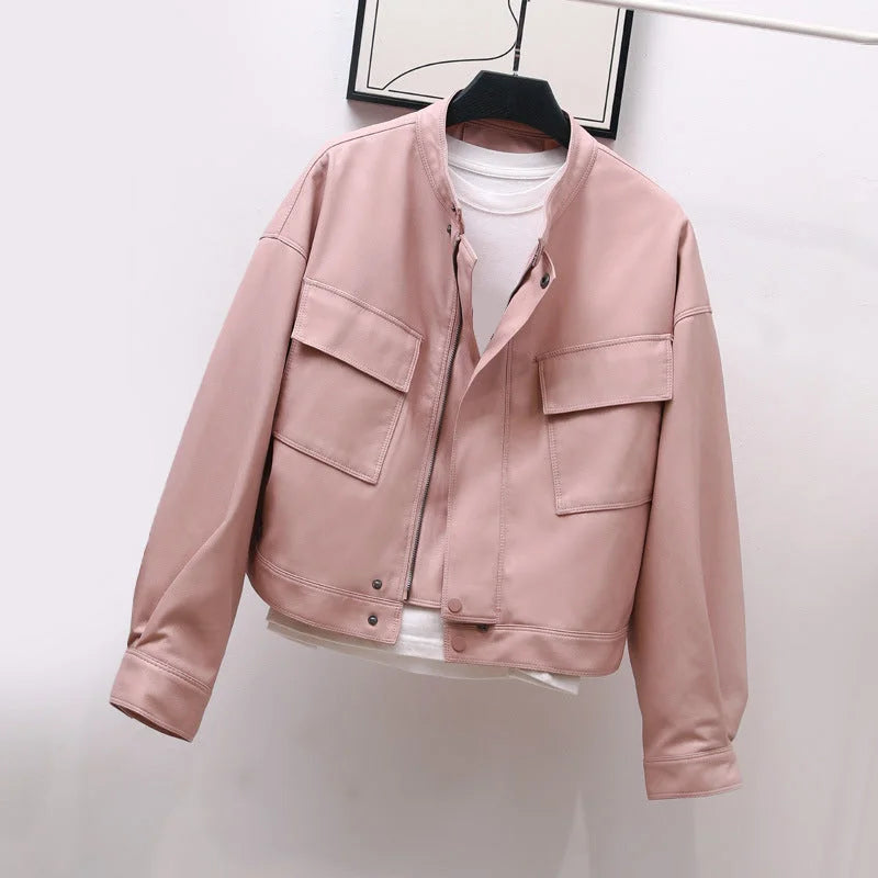 Women’s stylish leather jacket