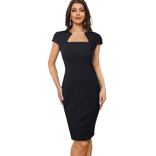 Square Neck Bodycon Dress