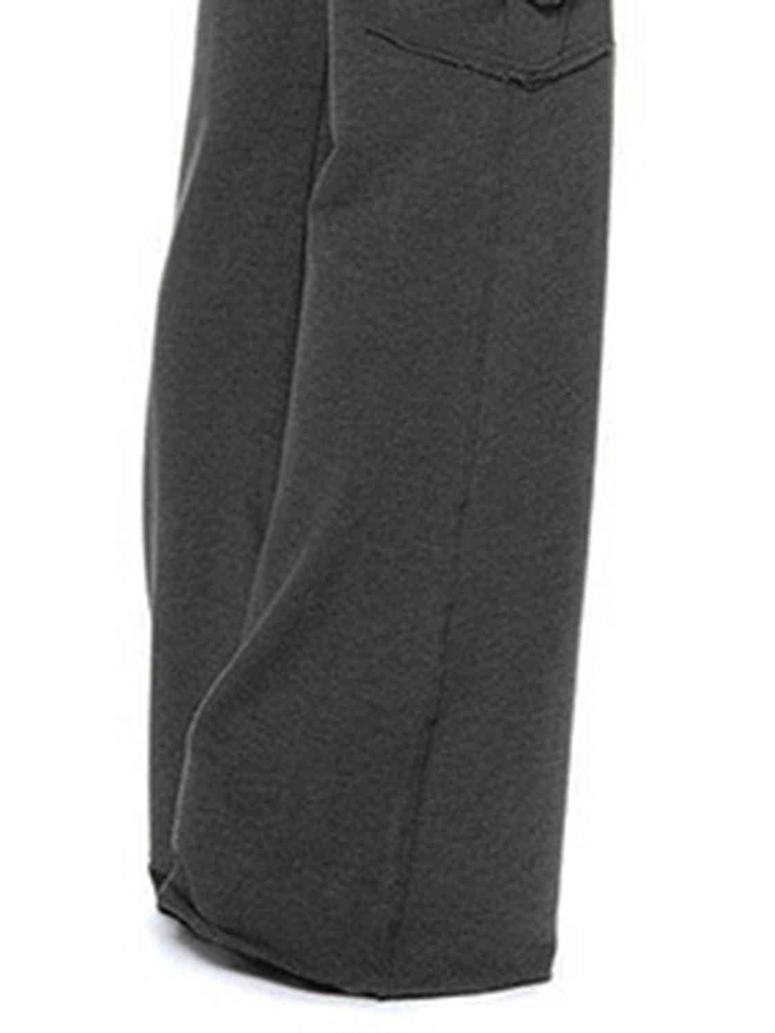 Women's mid rise cargo wide leg pants