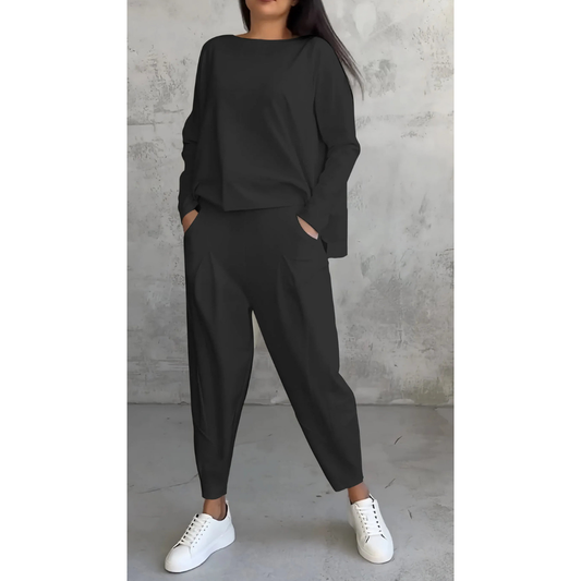 Relaxed Fit Lounge Set with Pockets