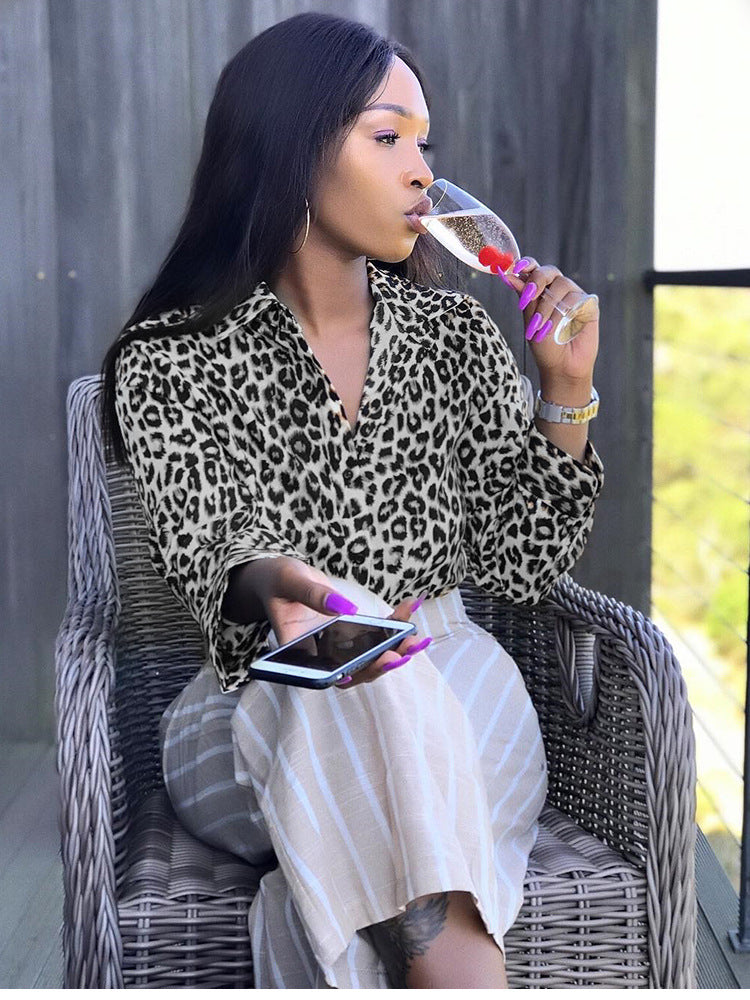Leopard Print Blouse