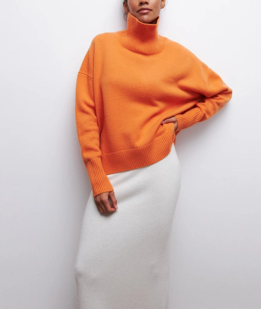 Women's knitted turtleneck