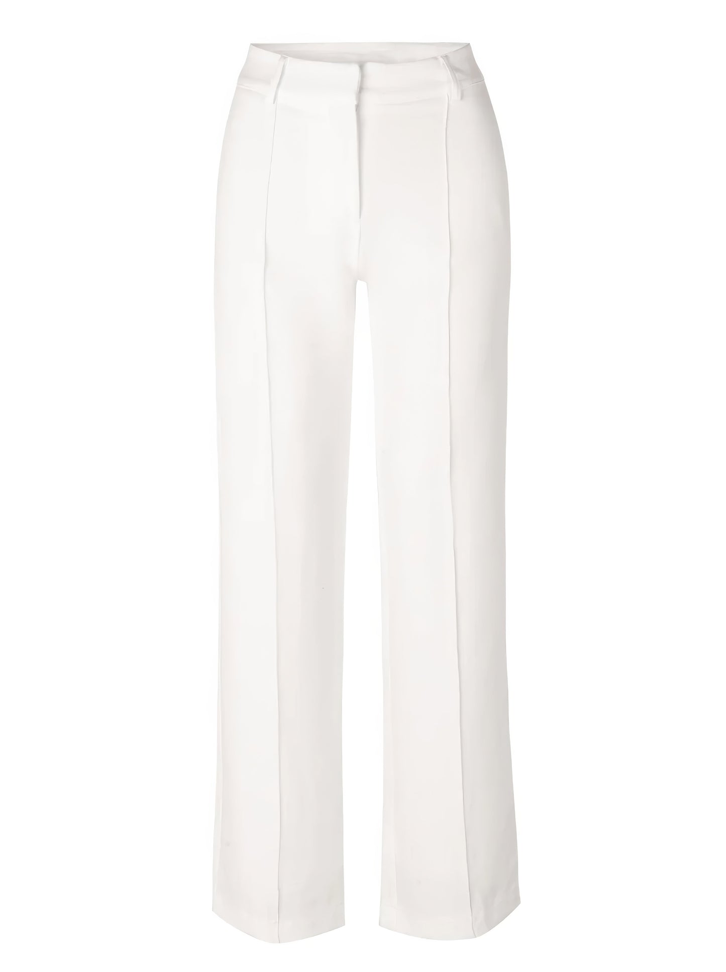Women's slim fit straight pants with design splicing