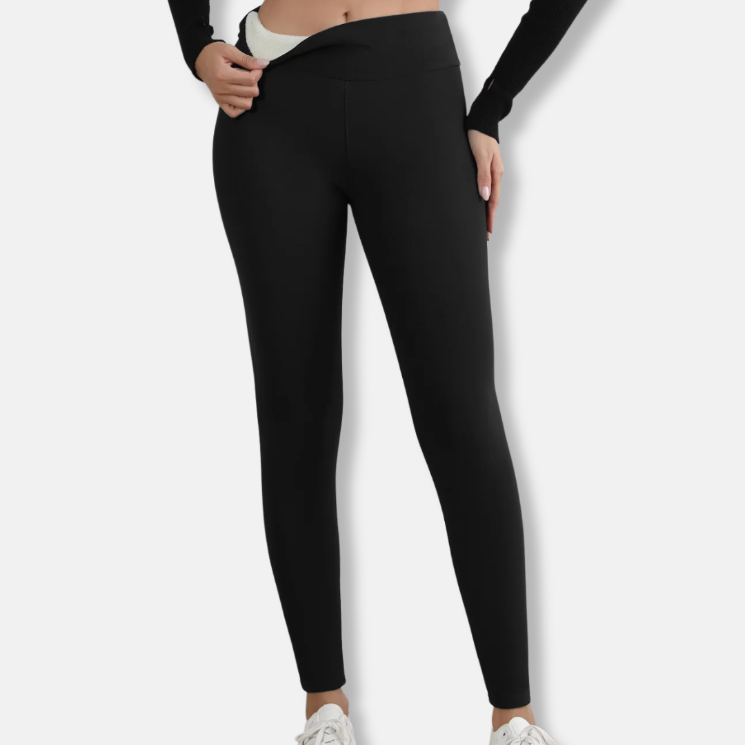 Plush Lined High Waist Leggings 