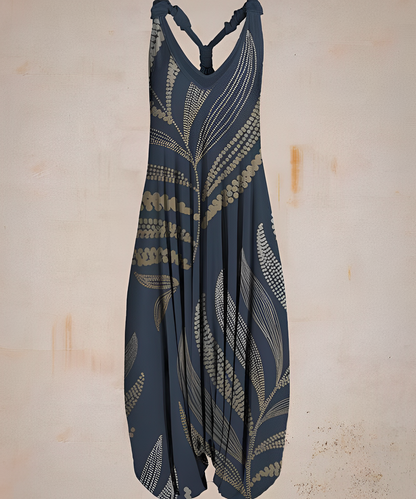 Women's Sleeveless V-Neck Dress - Racerback - Flowy Lightweight Casual Wear