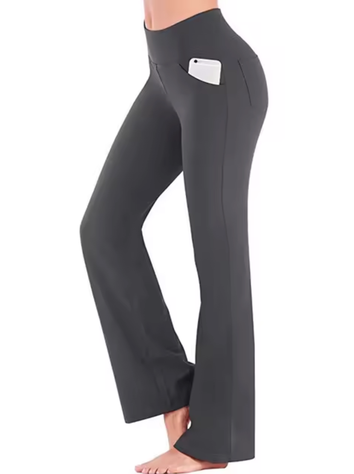 Women's elegant stretchable flared trousers