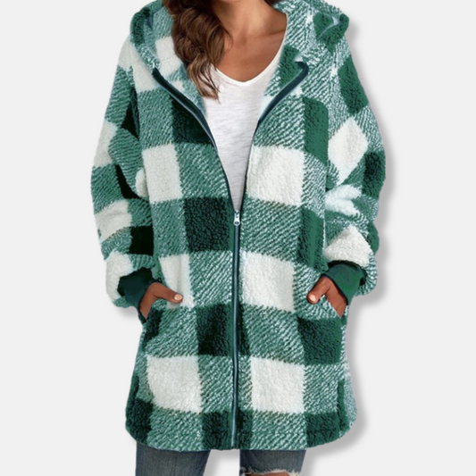 Soft Knit Oversized Full Zip Hooded Jacket