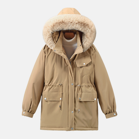 Weather-Resistant Relaxed Fit Parka Jacket 