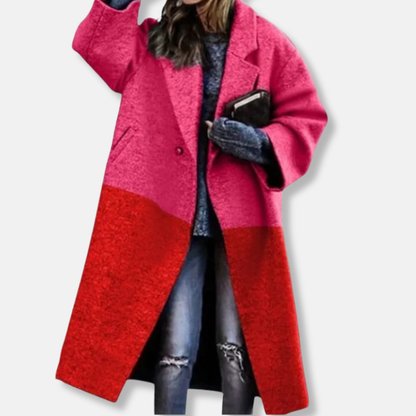 Women's warm coat in enchanting colors