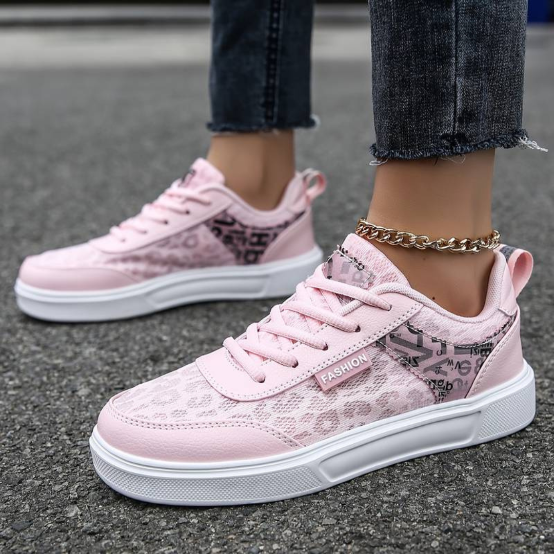 Women's casual lace-up running sneakers