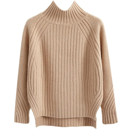 Women's ribbed sweater