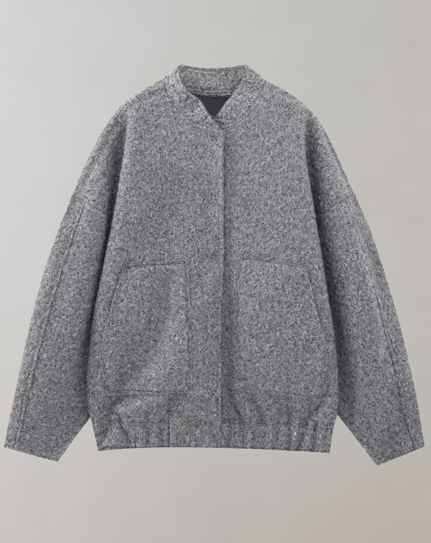 Women's oversized bomber jacket
