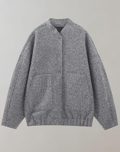 Women's oversized bomber jacket