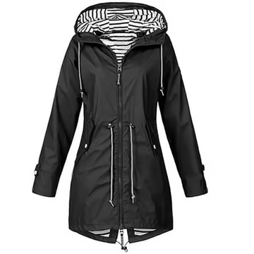 Women's waterproof jacket with hood