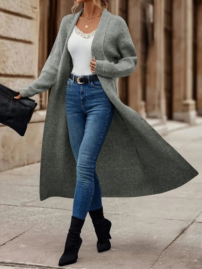 Women's knitwear solid color batsleeve sweater cardigan jacket