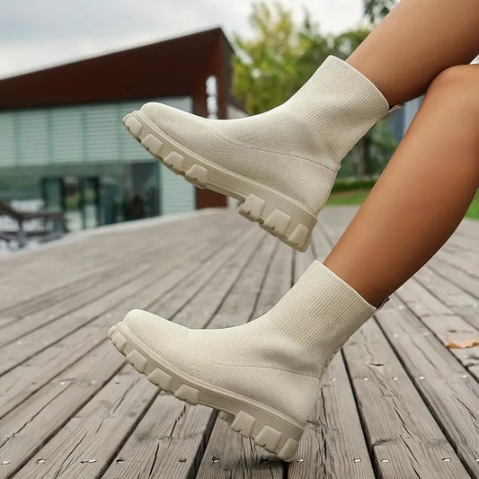 Wedge Sole Winter Boots