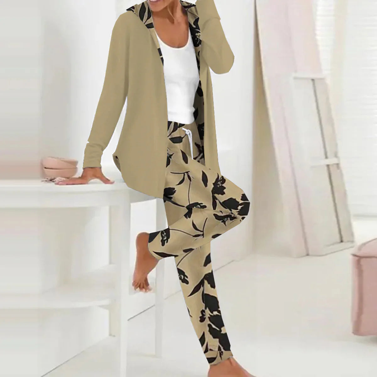 Women's chic loungewear set