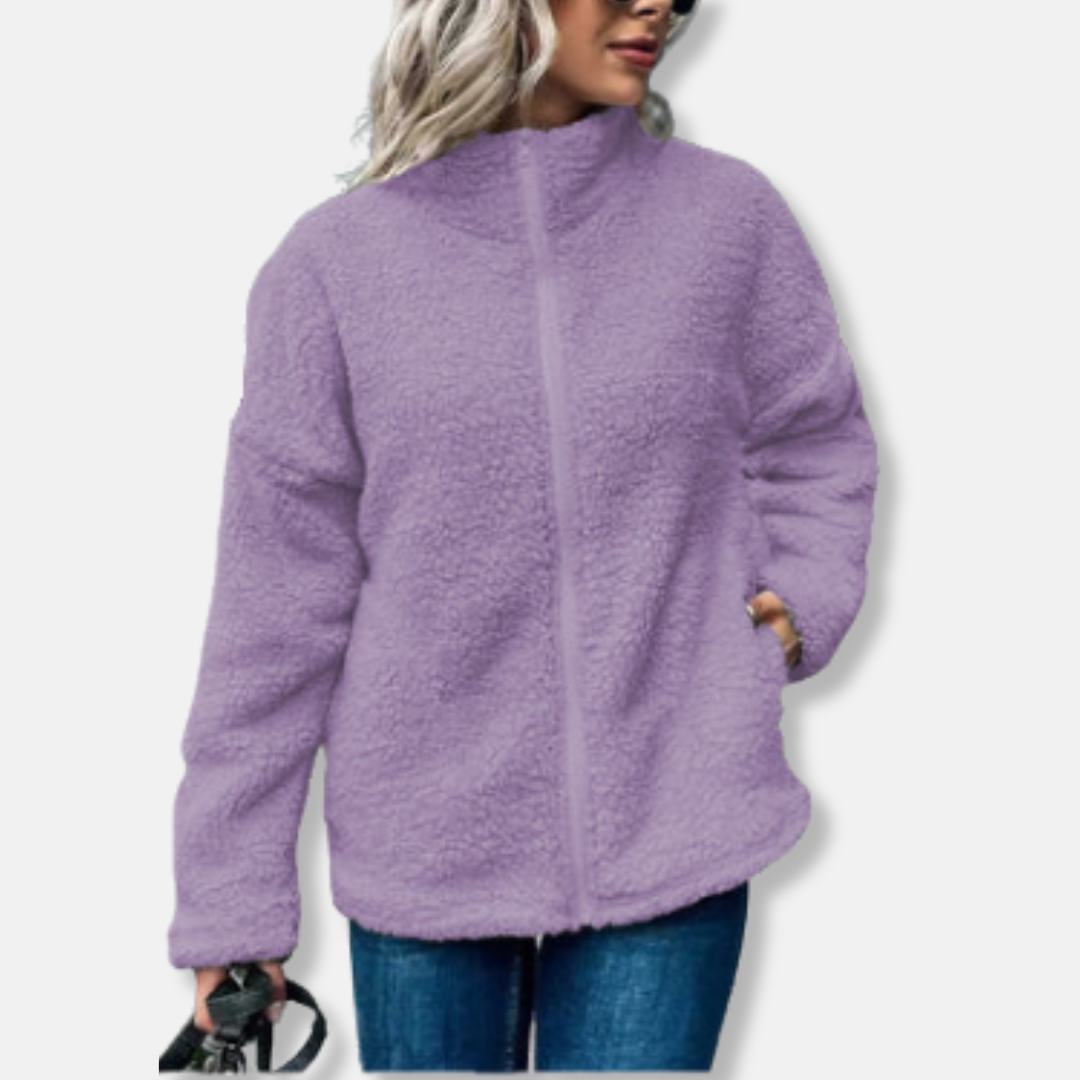 Plush Oversized Fleece Fit Jacket 