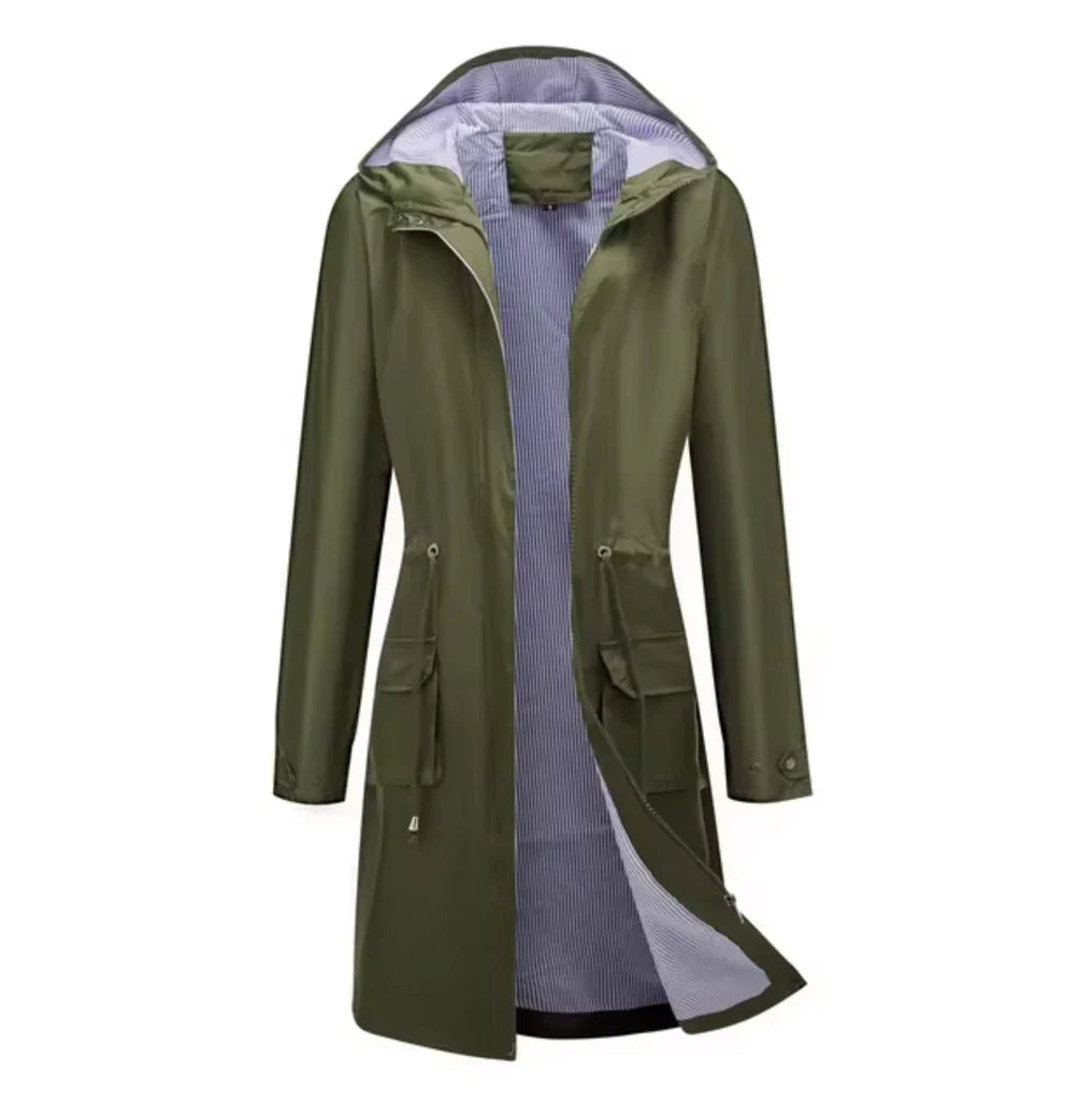 Water-Resistant Tailored Fit Hooded Jacket 