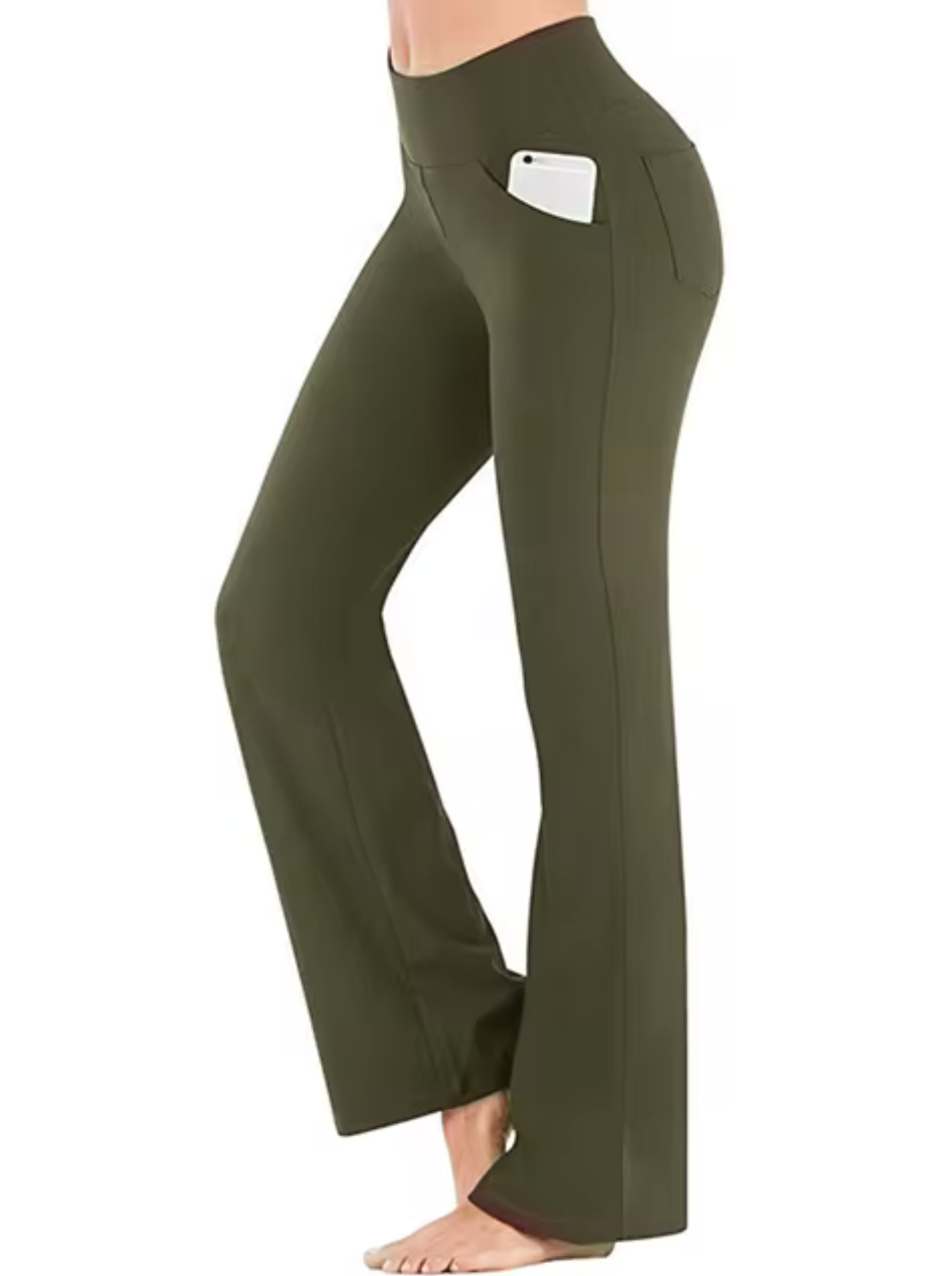 Elegant Stretchable Flared Trousers