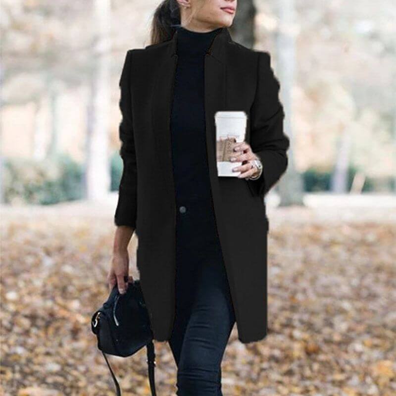 Elegant Fitted Long Coat