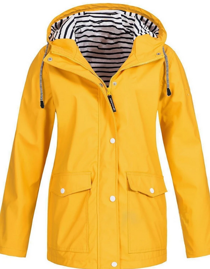 Women's waterproof outdoor raincoat