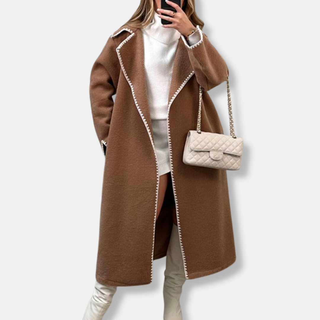 Relaxed Fit Hooded Oversized Trench Coat