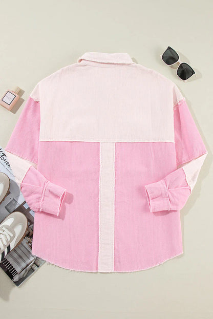 Women's casual two-tone jacket