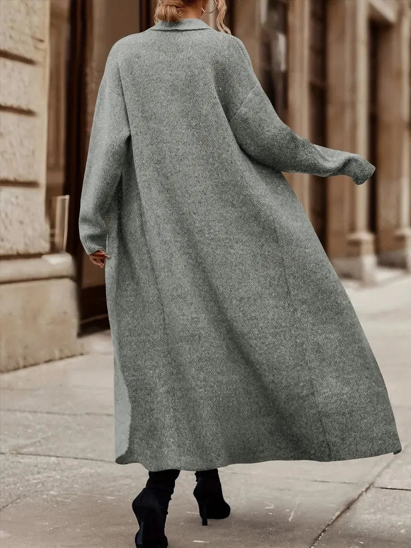 Solid Color Batsleeve Knitwear Sweater Cardigan Jacket