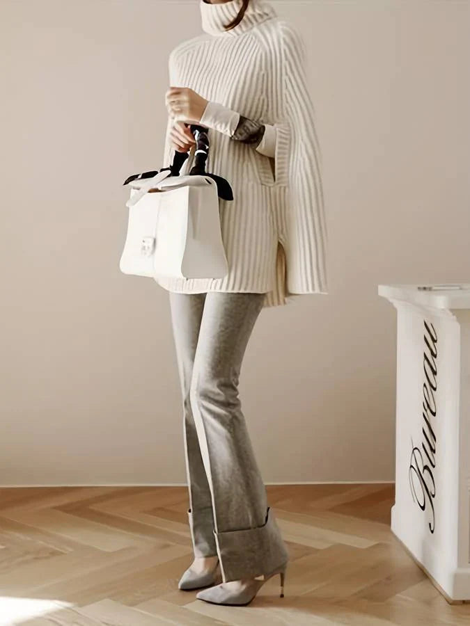 Women's elegant knitted sweater