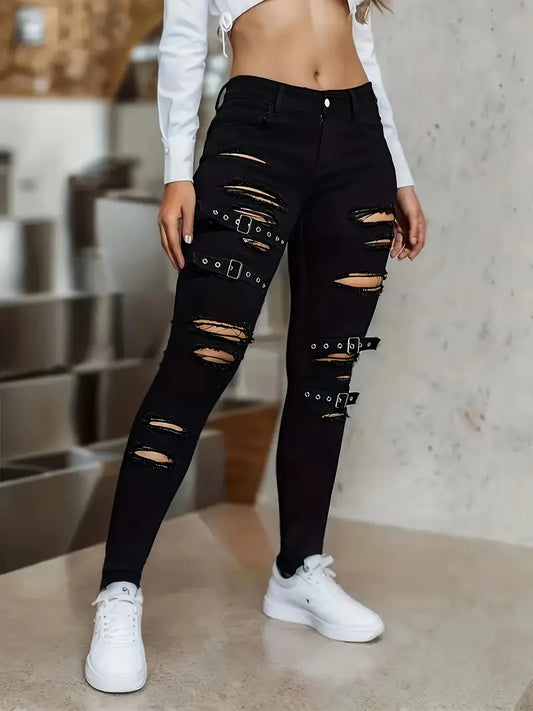 Stylish Ripped Skinny Jeans