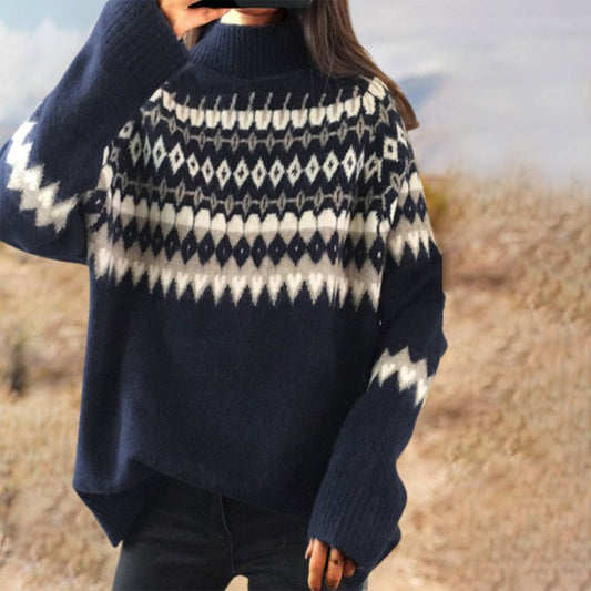 Blue Knitted Sweater