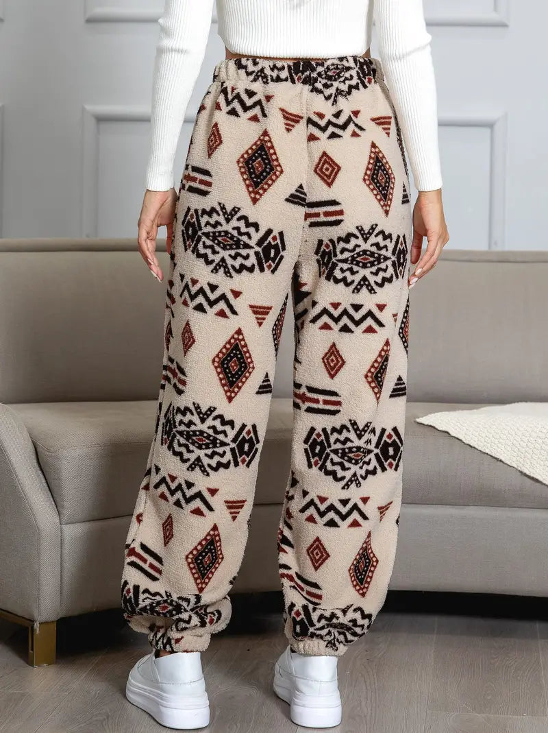 Women's casual knitted jogging pants