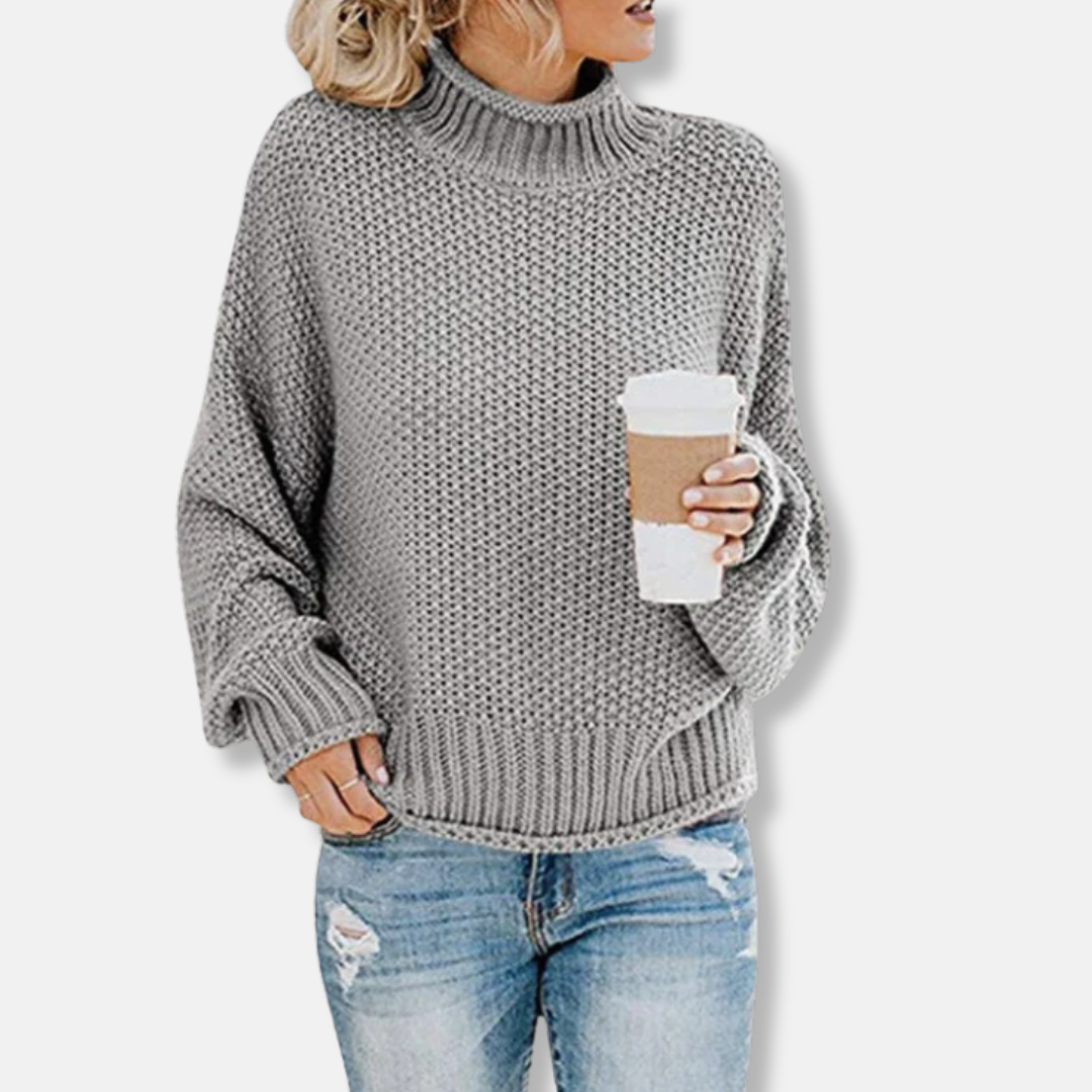 Wool Blend Oversized Fit Sweater 