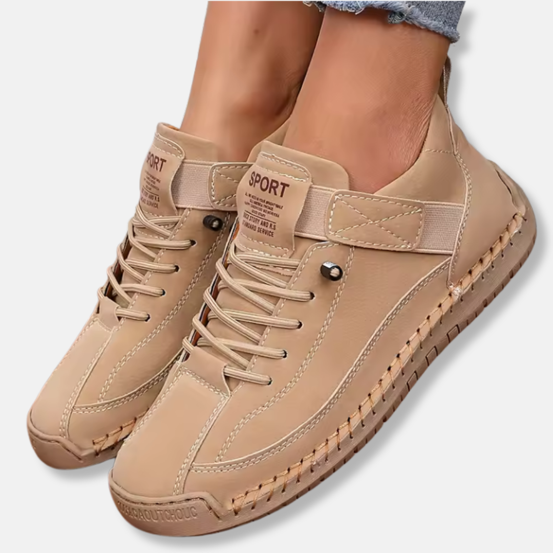 Water-Resistant Anti-Slip Lace-Up Mid-Calf Boots 