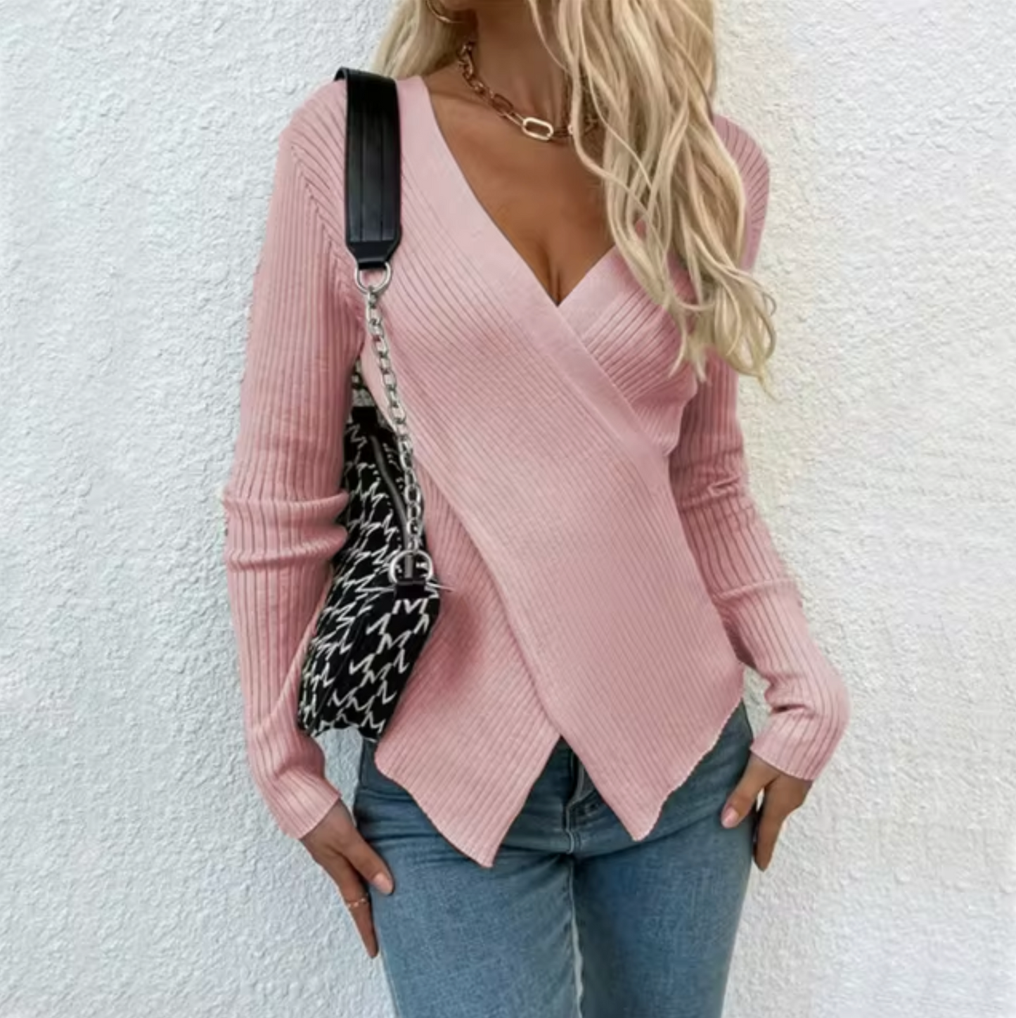 Women's korean style casual knitted sweater
